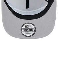 Men's New Era Gray Miami Marlins Corduroy Golfer Snapback Hat