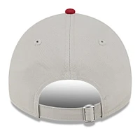 Men's New Era  Khaki/Red Miami Marlins 2024 Fourth of July 9TWENTY Adjustable Hat