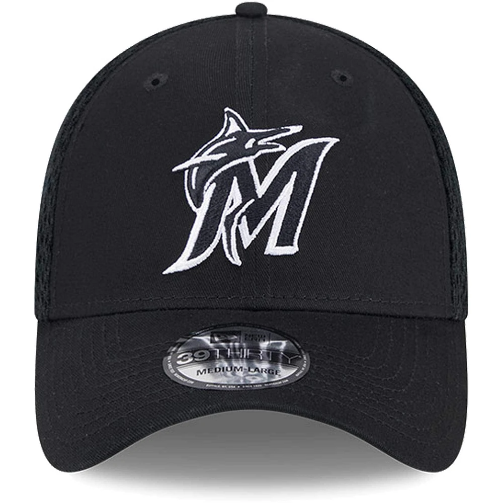 Men's New Era Miami Marlins Neo 39THIRTY Flex Hat