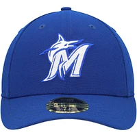 Men's New Era  Royal Miami Marlins White Logo Low Profile 59FIFTY Fitted Hat