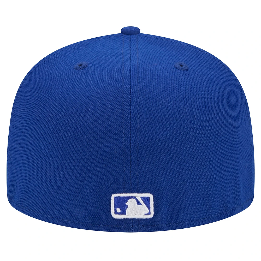 Men's New Era Royal Miami Marlins White Logo 59FIFTY Fitted Hat