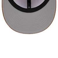 Men's New Era Stone/Brown Miami Marlins 2024 Clubhouse 59FIFTY Fitted Hat