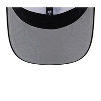 Men's New Era  White/Black Miami Marlins 2025 Batting Practice 9SEVENTY Stretch-Snap Trucker Hat