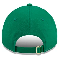 Men's New Era White/Green Miami Marlins 2024 St. Patrick's Day 9TWENTY Adjustable Hat