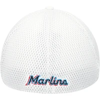 Men's New Era White Miami Marlins REPREVE Neo 39THIRTY Flex Hat