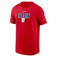 Men's Nike Red Miami Marlins City Connect T-Shirt