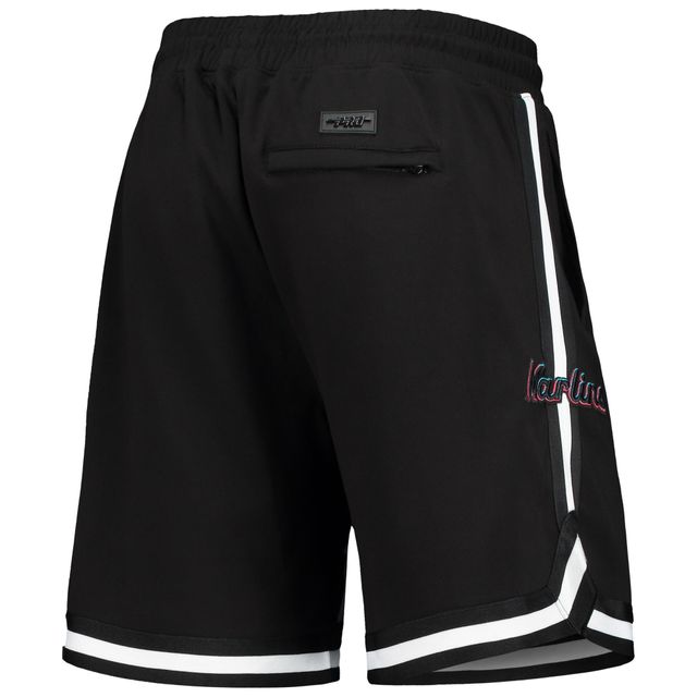 Short d'équipe Miami Marlins Pro Standard noir pour homme