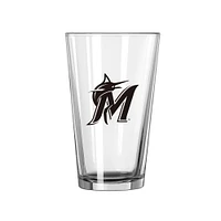 Miami Marlins 16oz. Team Wordmark Game Day Pint Glass