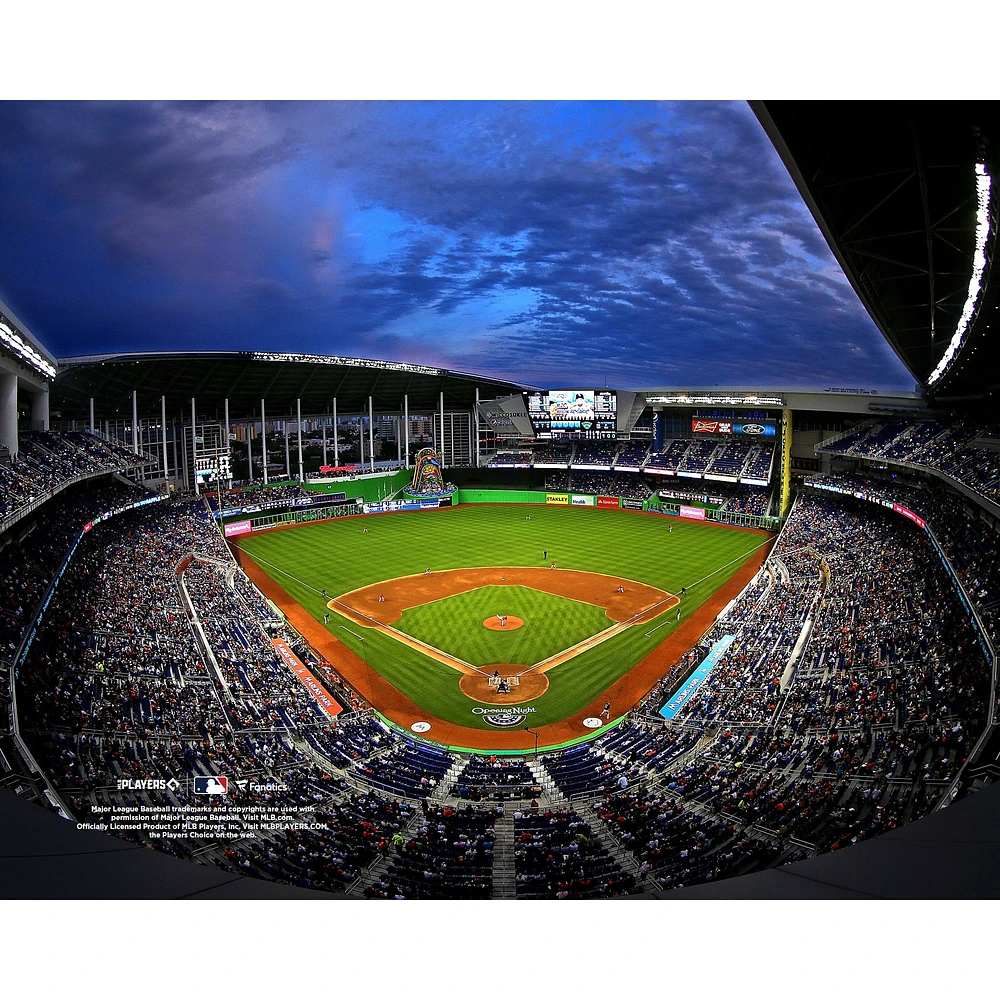 Miami Marlins Unsigned LoanDepot Park Stadium Photograph