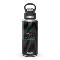 Tervis Miami Marlins 32oz. Carbon Fiber Wide Mouth Bottle