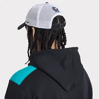 Unisex Nike  Black/White Miami Marlins 2025 City Connect Trucker Adjustable Hat