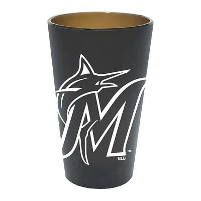 WinCraft Miami Marlins 16oz. Verre à pinte en silicone couleur équipe