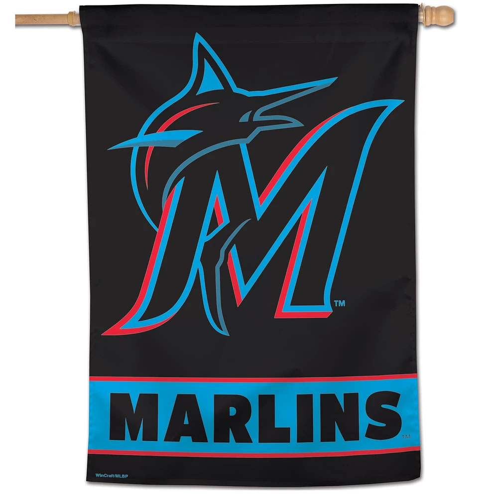 WinCraft Miami Marlins 28" x 40" Primary Logo Single-Sided Vertical Banner