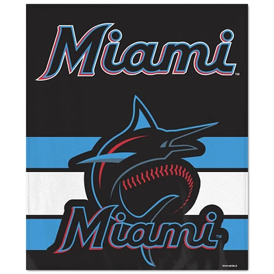 Couverture ultra moelleuse WinCraft Miami Marlins 50" x 60"
