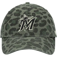 Women's '47 Green Miami Marlins Bagheera Clean Up Adjustable Hat