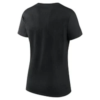 Women's Fanatics Black Miami Marlins Lean T-Shirt