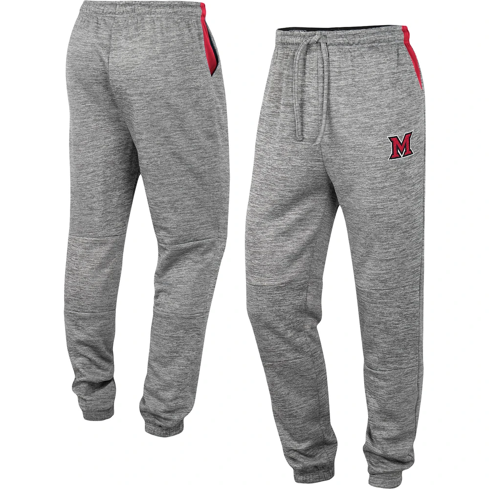 Colosseum Grey Miami University RedHawks Pantalon de survêtement pour homme Worlds to Conquer