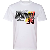 T-shirt blanc Michael McDowell pour hommes, voiture