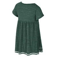 Girls Toddler Colosseum  Green Michigan State Spartans Fleet Dress