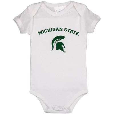 Body blanc Michigan State Spartans Arch & Logo pour bébé
