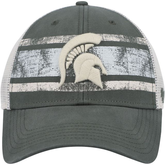 Casquette snapback de camionneur MVP Interlude MVP des Michigan State Spartans '47 vert/blanc pour hommes