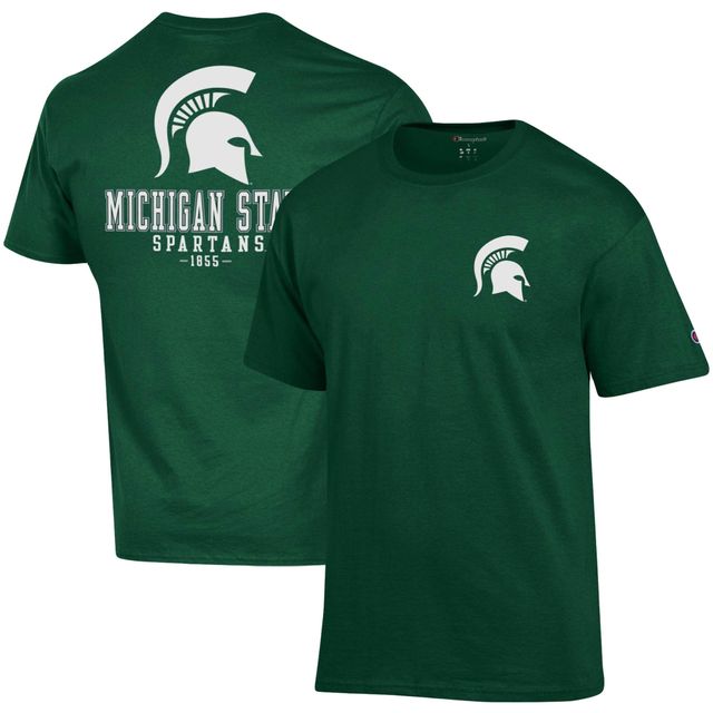 T-shirt vert Michigan State Spartans Stack 2-Hit pour hommes