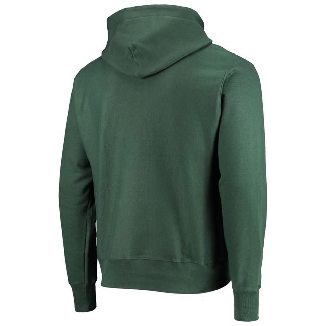 Chandail à capuchon armure inversée Logo Spartans Vault de l'État du Michigan Champion vert pour homme