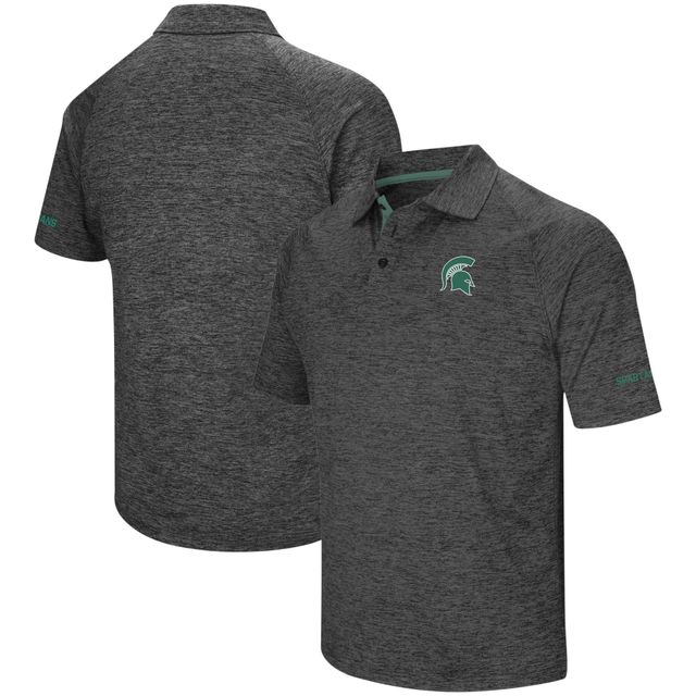 Polo Colosseum noir Michigan State Spartans Big & Tall Down Swing pour hommes