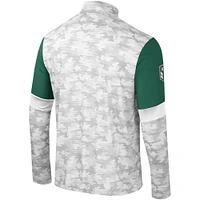 Men's Colosseum  Camo Michigan State Spartans OHT Military Appreciation Tomahawk Quarter-Zip Windshirt