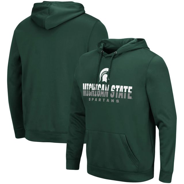 Chandail à capuchon Colosseum Green Michigan State Spartans Lantern pour hommes