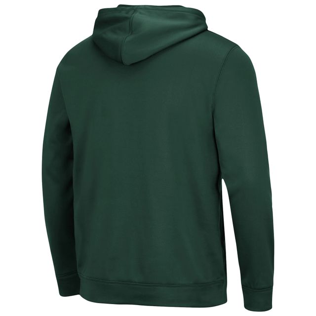 Chandail à capuchon Colosseum Green Michigan State Spartans Lantern pour hommes