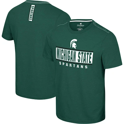 Men's Colosseum  Green Michigan State Spartans No Problemo T-Shirt