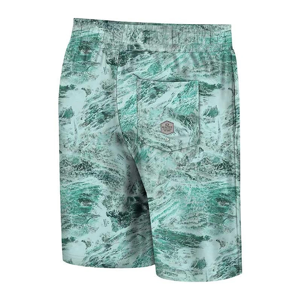 Men's Colosseum Green Michigan State Spartans Realtree Aspect Ohana Swim Shorts