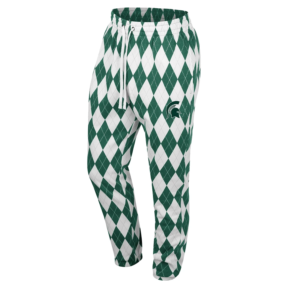 Men's Colosseum Green Michigan State Spartans The Dealio Pants