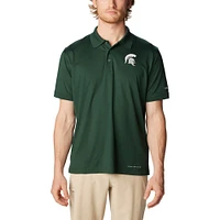 Men's Columbia Green Michigan State Spartans PFG Tamiami Omni-Shade Polo