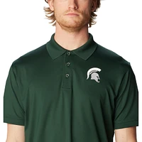 Men's Columbia Green Michigan State Spartans PFG Tamiami Omni-Shade Polo