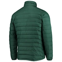 Men's Columbia Green Michigan State Spartans Powder Lite Omni-Heat Reflective Full-Zip Jacket