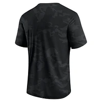 Men's Fanatics  Black Michigan State Spartans Camo Logo T-Shirt