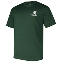 Men's Fanatics Green Michigan State Spartans Big & Tall Ideal Faded T-Shirt
