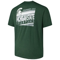 Men's Fanatics Green Michigan State Spartans Big & Tall Ideal Faded T-Shirt