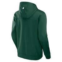 Men's Fanatics  Green Michigan State Spartans Defender Dot Faded Primary Pullover Hoodie