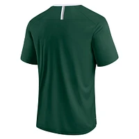 Men's Fanatics Green Michigan State Spartans Defender Fade Slant T-Shirt