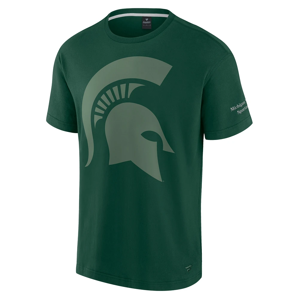 Men's Fanatics Green Michigan State Spartans Iconic T-Shirt