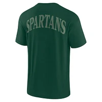Men's Fanatics Green Michigan State Spartans Iconic T-Shirt