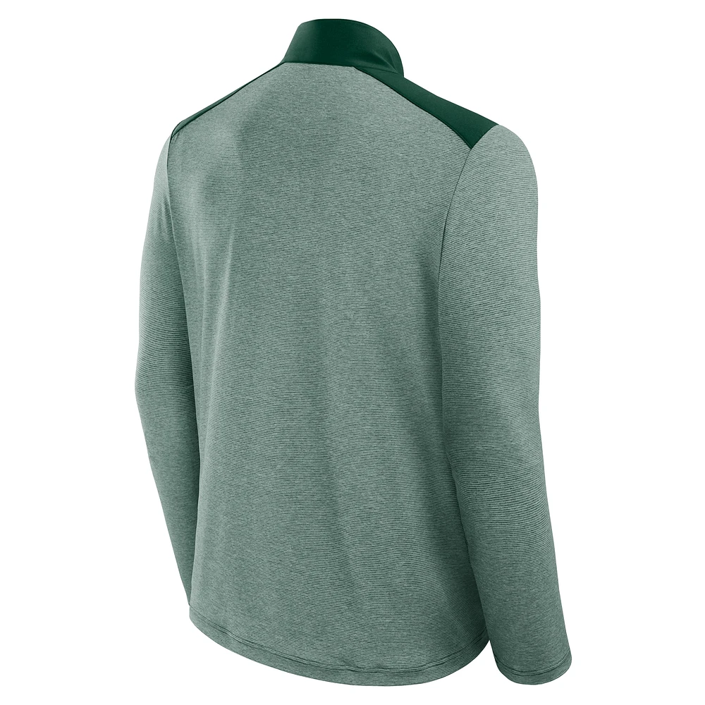 Men's Fanatics Green Michigan State Spartans Tonal Primary Logo Full-Zip Jacket