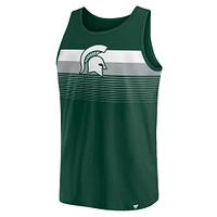 Men's Fanatics Green Michigan State Spartans Wild Game Tank Top