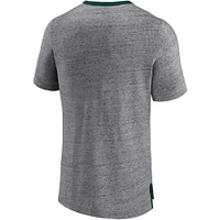 Men's Fanatics Heathered Gray Michigan State Spartans Personal Record T-Shirt
