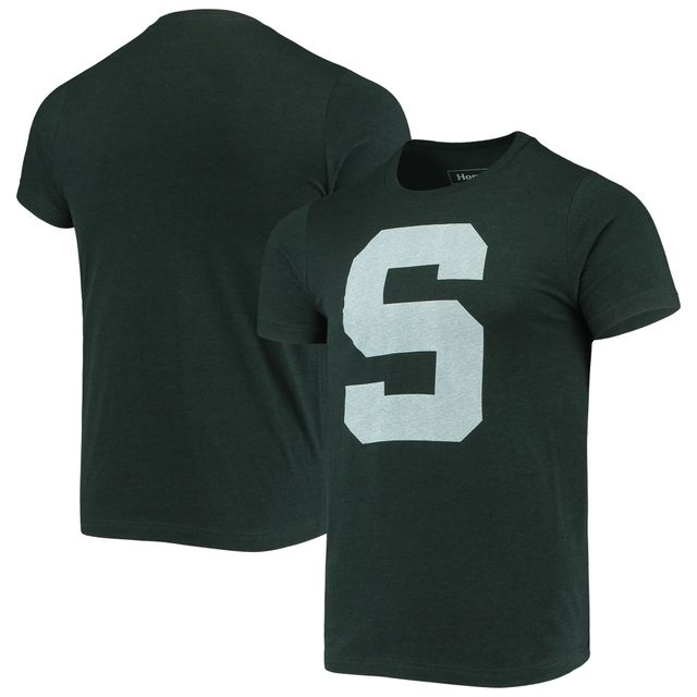 T-shirt homme Homefield Heathered Green Michigan State Spartans Vintage Logo