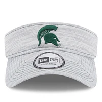 Men's New Era Gray Michigan State Spartans Logo Adjustable Visor