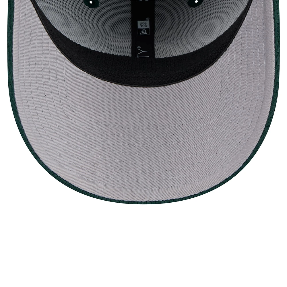 Men's New Era Green Michigan State Spartans Active Slash Sides 39THIRTY Flex Hat